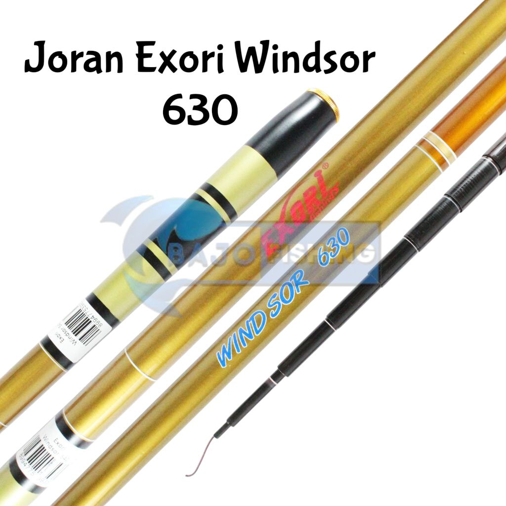 Joran Pancing Exori Windsor Tegek Carbon Hard 630 FREE PIPA