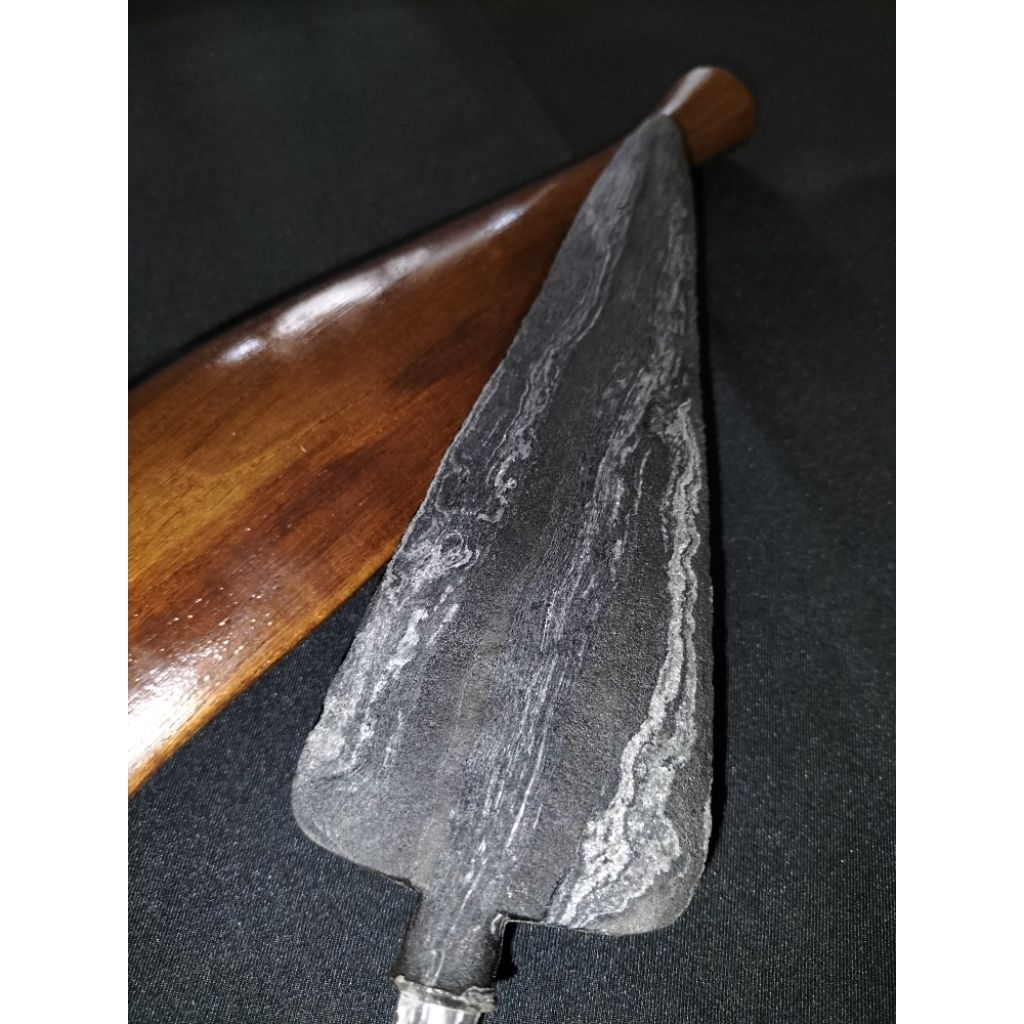 Pusaka Gunungan Pamor Mega Mendung Original Sepuh / Pusaka Gunungan Asli Sepuh