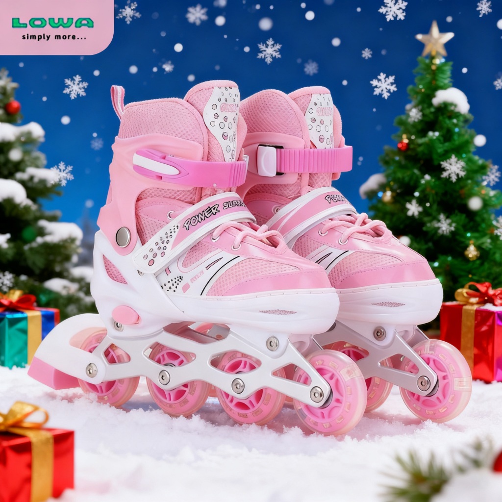 LOWA  Anak-anak Sepatu roda Anak perempuan Anak laki-laki  Ukuran yang dapat disesuaikan 3-12 tahun