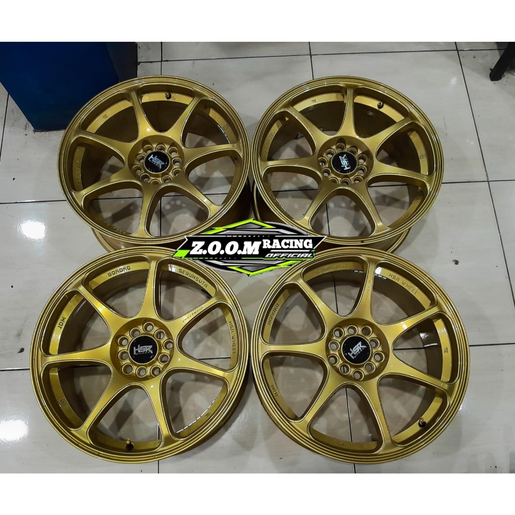 Velg Second Mobil Ring 18 HSR SEBUNSUTA Baut 5 Murah Seken R18x8 Lubang 5 GOLD Kota Semarang