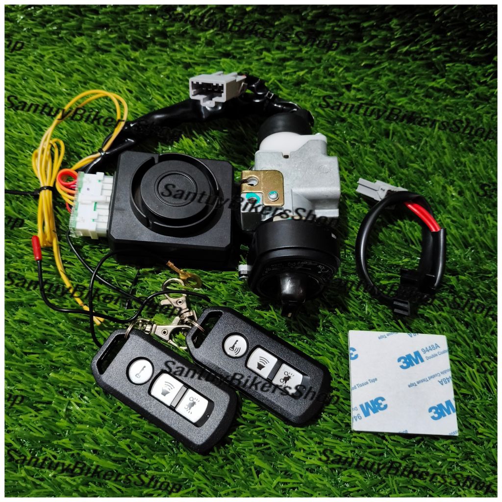 Kunci Kontak Smart Hi-Tech Key Keyless Anti Maling Universal Matic Bebek Honda BEAT Karbu Fi Esp Pop