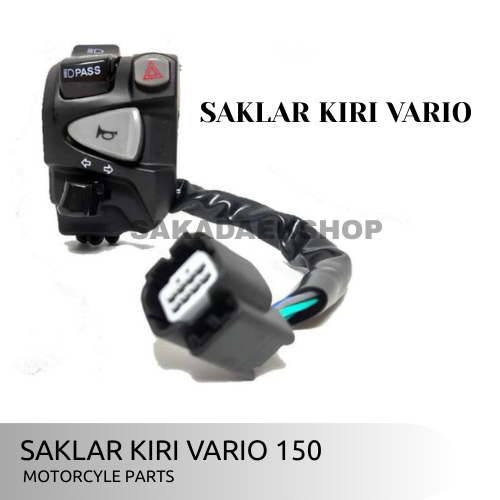 Saklar Kiri Vario New Lengkap Hazard Saklar PNP Vario 125/150 LED dengan Kabel Soket untuk Motor Var