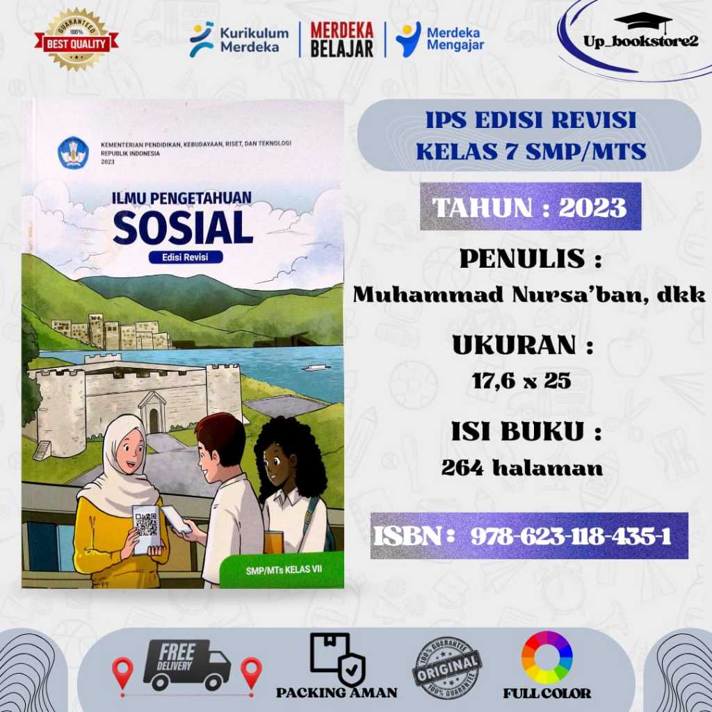 BUKU SISWA IPS KELAS 7 EDISI REVISI KURIKULUM PENGGERAK-MERDEKA SMP/MTS
