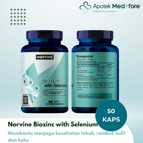 NORVINE BIOZINC With SELENIUM 50 KAPS