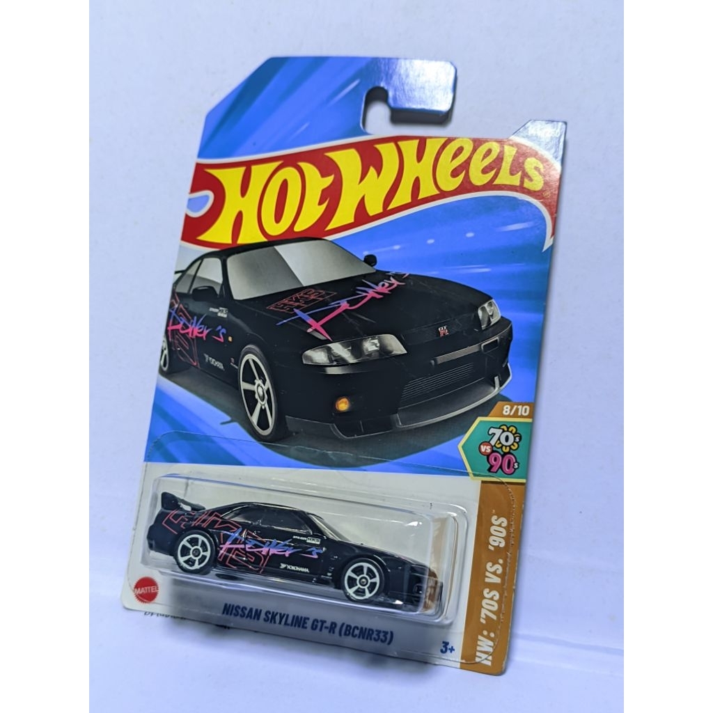 Hotwheels Nissan Skyline BCNR33 HKS Hitam Hot wheels Skyline R33 HKS Nissan R33