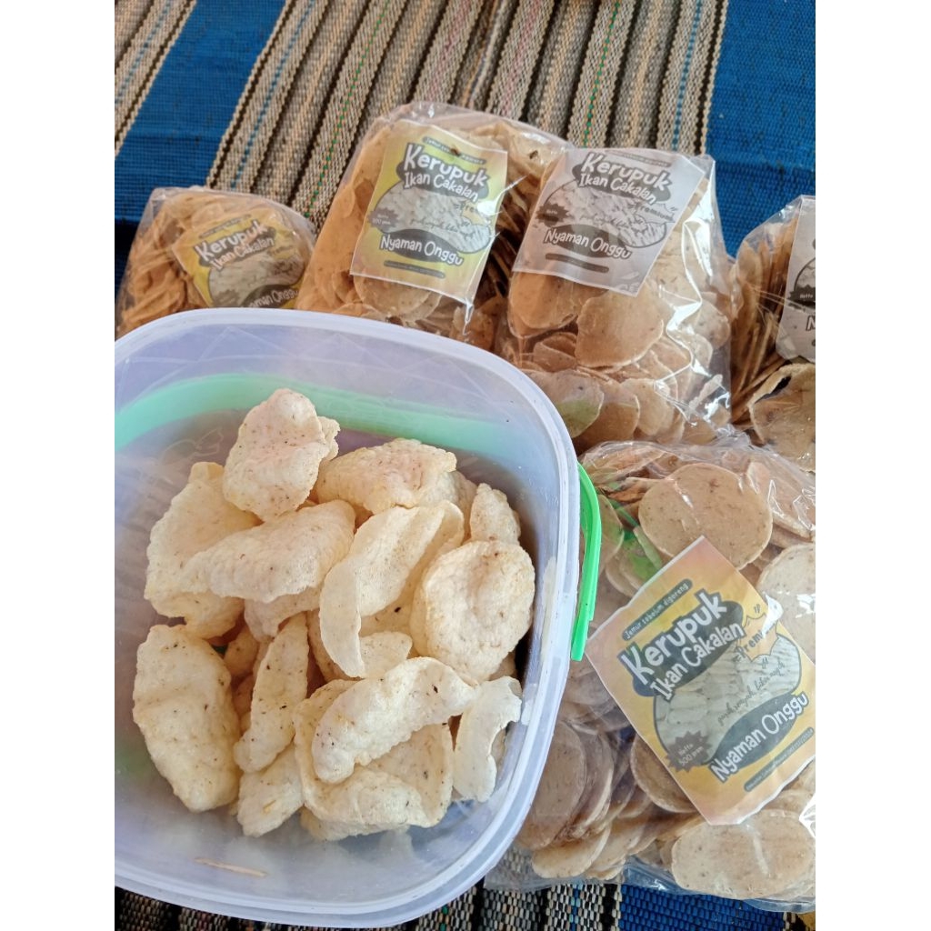 KERUPUK IKAN MENTAH/KERUPUK IKAN CAKALAN/KERUPUK NYAMAN ONGGU/Kerupuk ikan tongkol