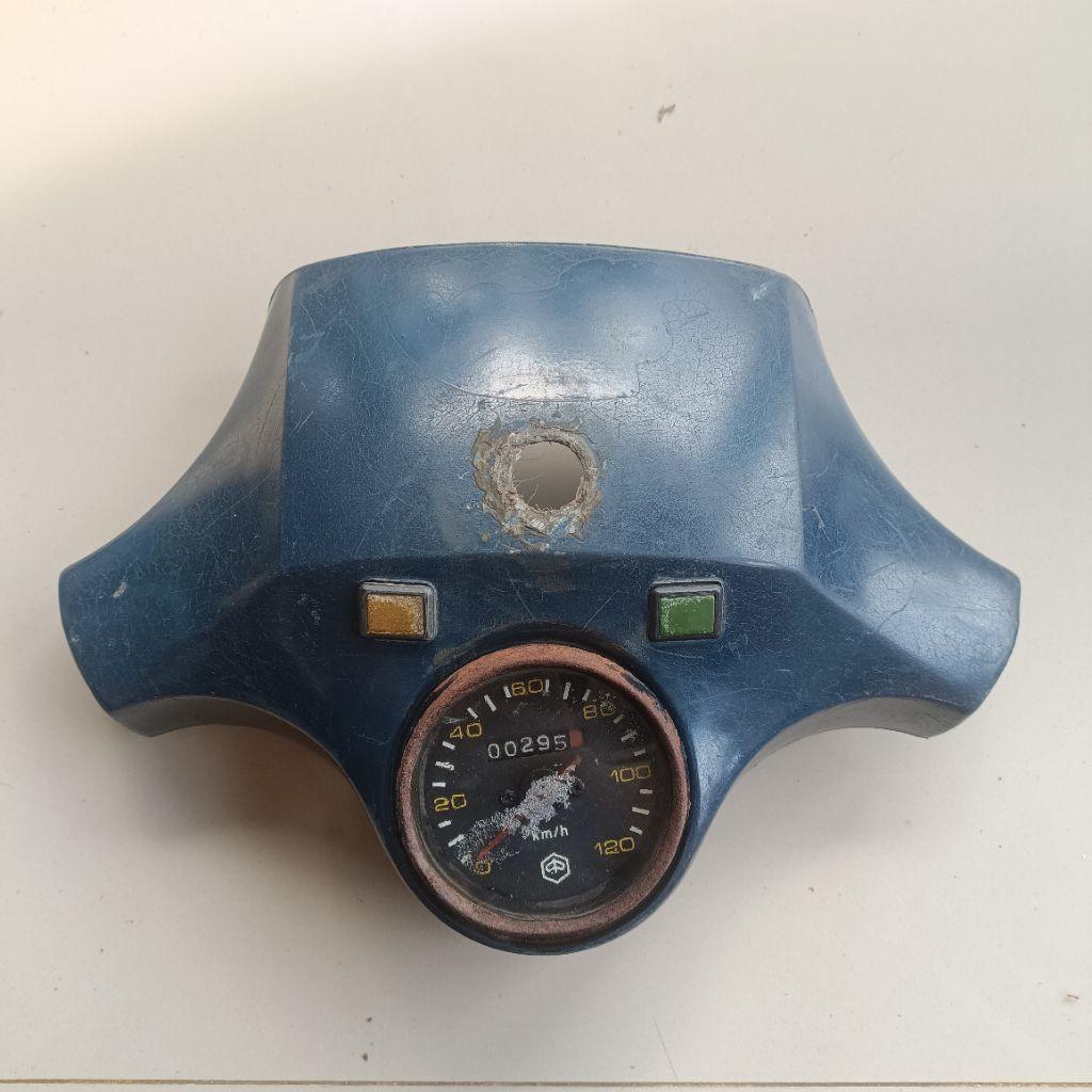 cover batok kedok atas vespa px set speedometer second