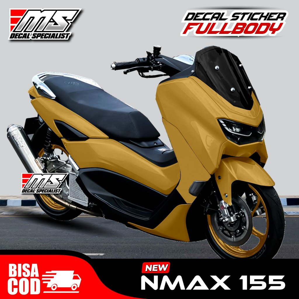 Decal polosan Yamaha Nmax 155 new 2021full body stiker motor modifikasi polosan Yamaha