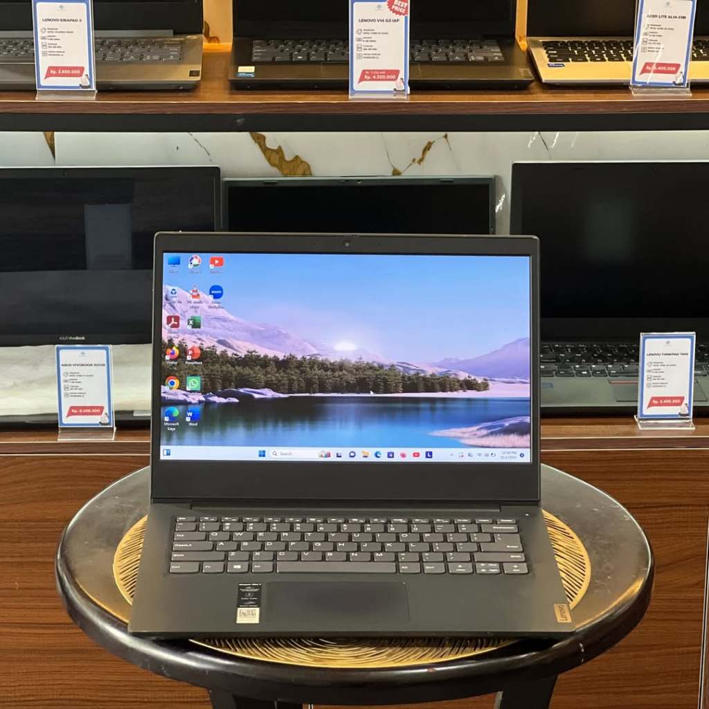 GEBYAR PROMO LENOVO IDEAPAD SLIM 3 INTEL CELERON N4020/RAM 4GB/SSD512GB/BERGARANSI