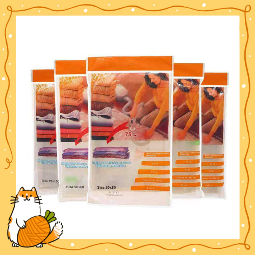 Vakum Bag Plastik Vakum Kantong Plastik Vakum Baju Storage Bag