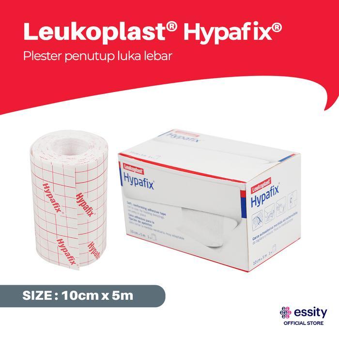Leukoplast Hypafix 10 CM X 5 M - Plester Putih Penutup Luka Lebar
