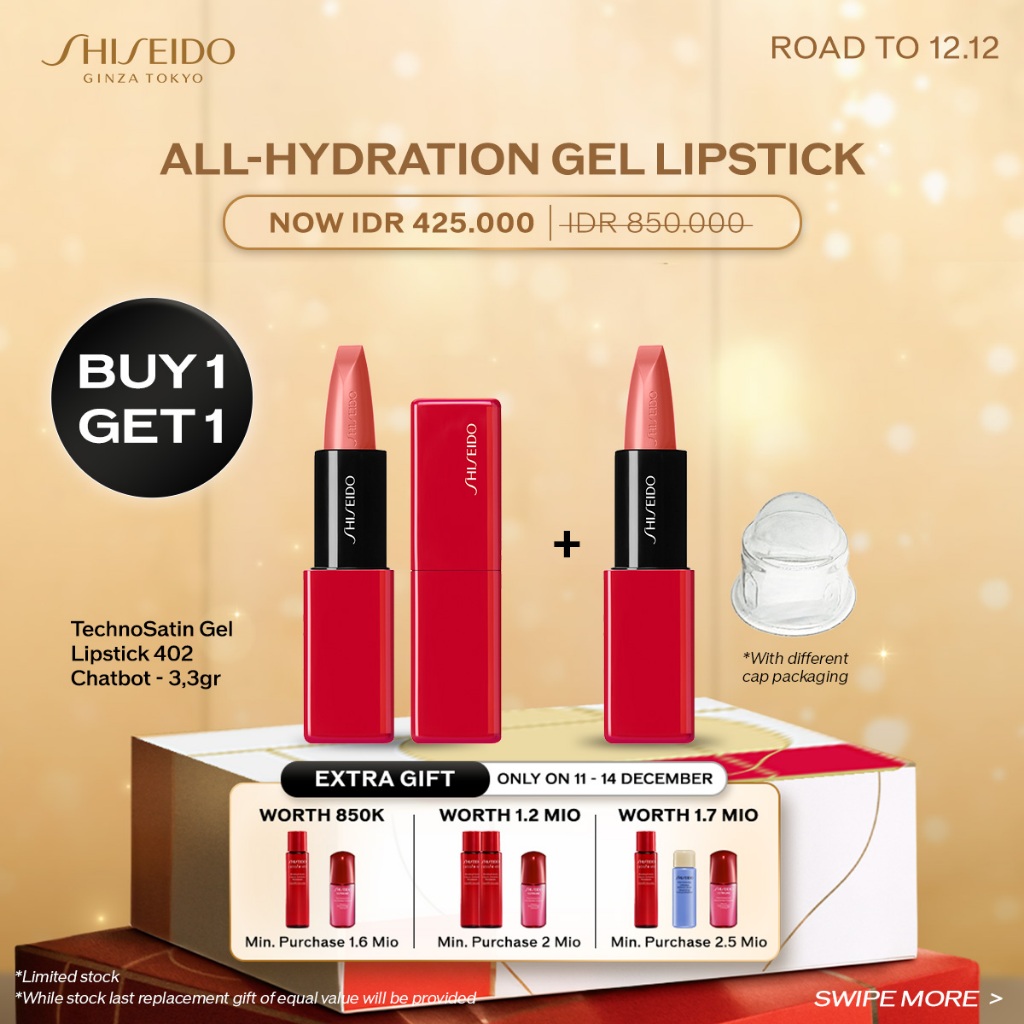 Shiseido Make Up TechnoSatin Gel Lipstick