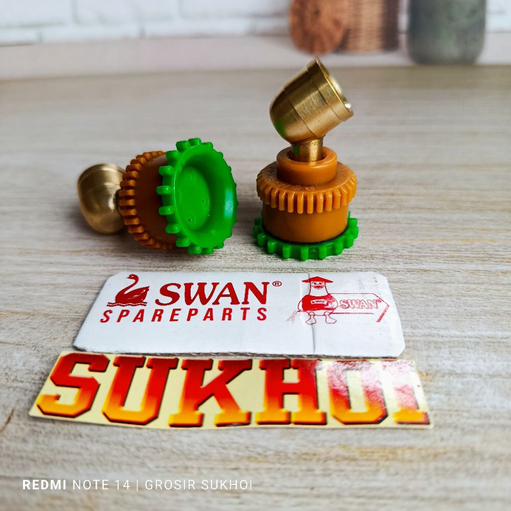 NOZZLE LUBANG 4 BENGKOK DRAT 12 SWAN / NOZZLE SPRAYER SWAN ( NOZZLE SWAN KOMBINASI)