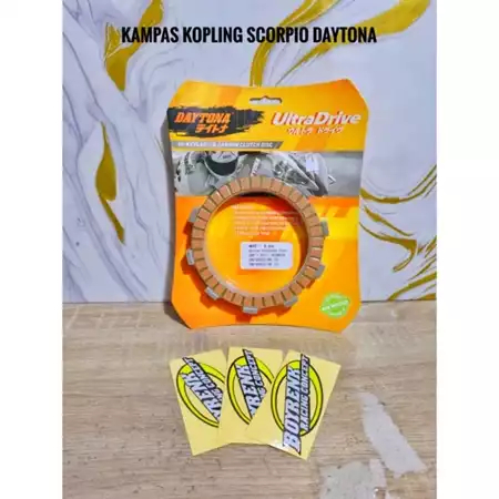 KAMPAS KOPLING PLAT KOPLING PLAT RACING SCORPIO SCORPIO Z ORI DAYTONA 4607 -BOYRENK MADURA