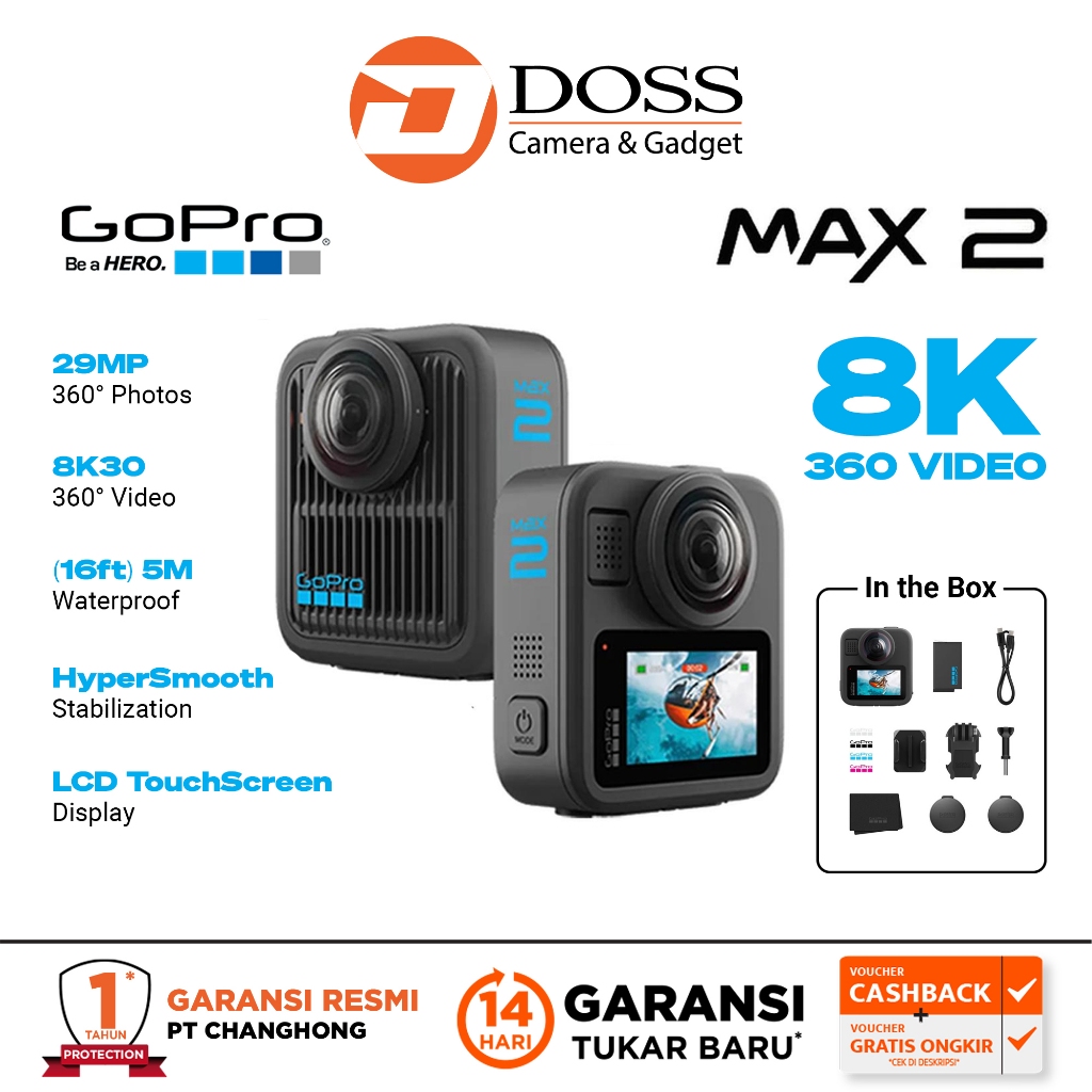 GoPro MAX2 360 Action Camera MAX 2 Camera Gopro