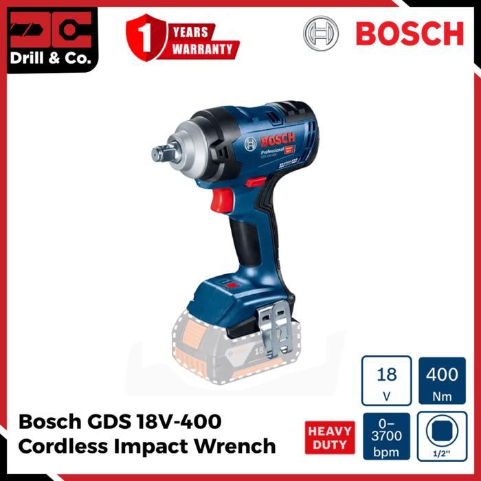 Bosch GDS 18V-400 Cordless Brushless Impact Wrench