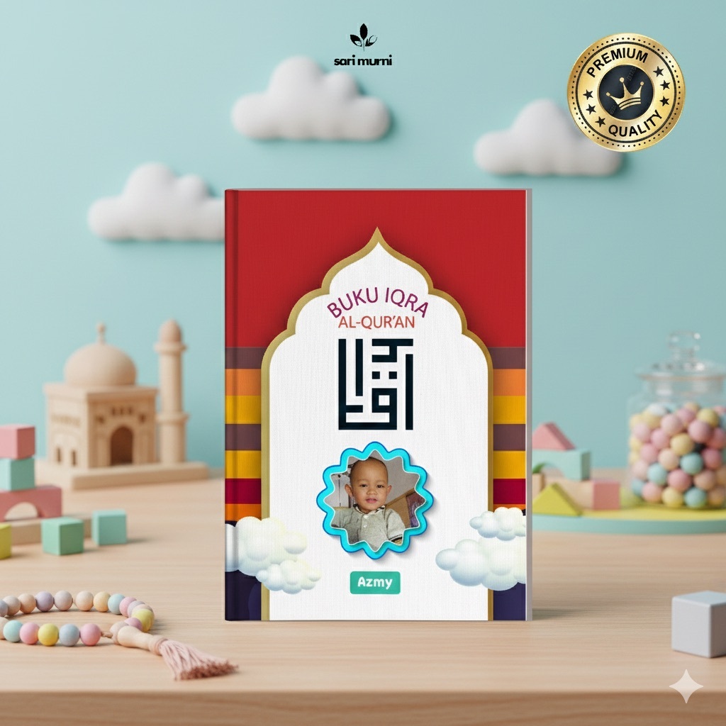 Sari Murni Jakarta - Iqra Fullcolor Custom Nama Foto Anak