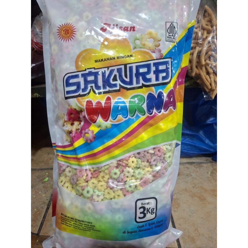 snack kiloan/snack sakura /sakura riri kemasan ball isi 3kg