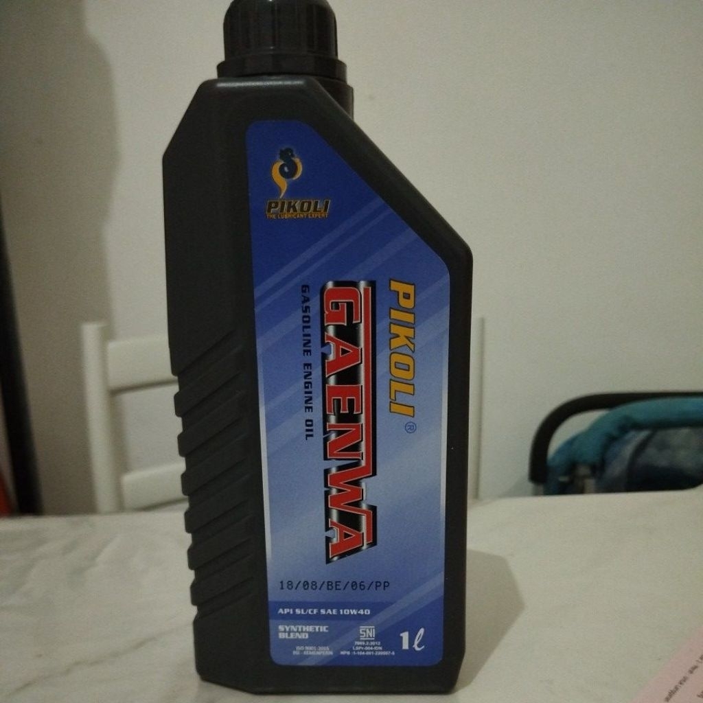 PIKOLI Oli Gaenwa SAE 10W40 (1Liter) Synthetic /Oli Motor Pikoli Gaenwa (1Liter)