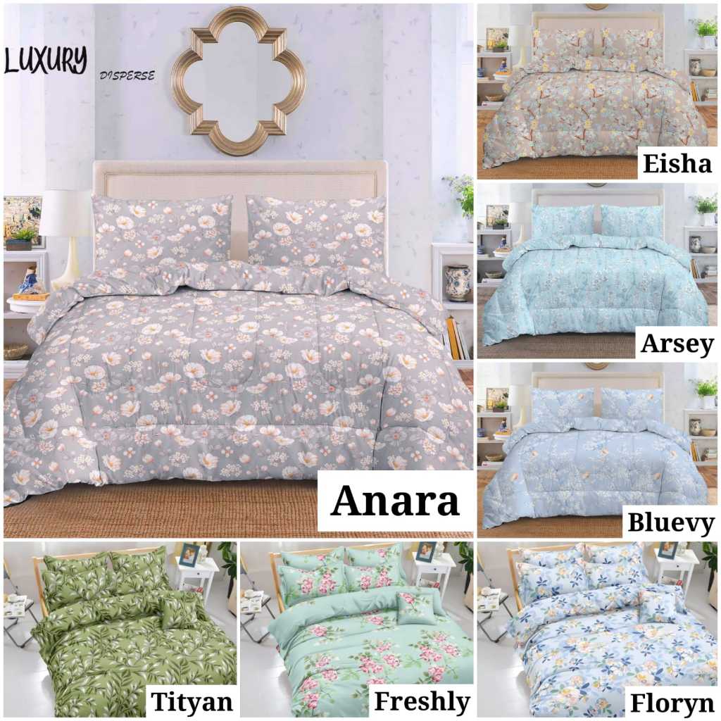 Bedcover Saja Tanpa Sprei Hotel Microtex Aneka Motif Dewasa Anak Cantik Mewah Elegant Murah | Badcov