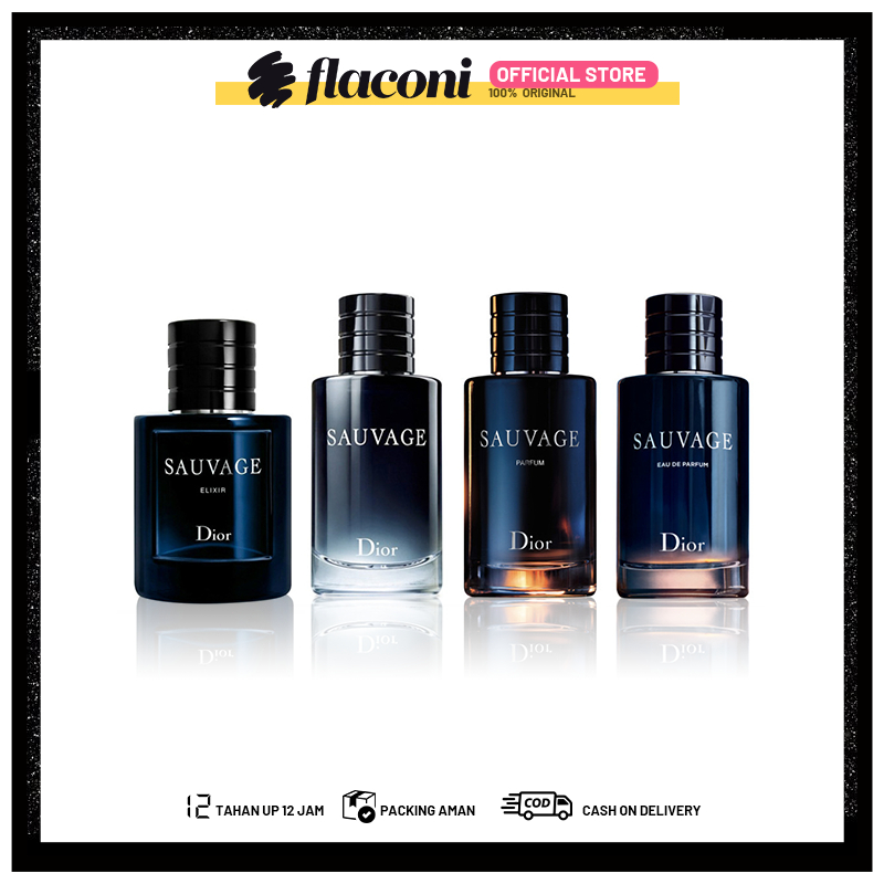 [100% Asli]Dior Sauvage Eau De Parfum Citrus Woody Edt/Edp/Parfum 100ml/Elixir 60ml
