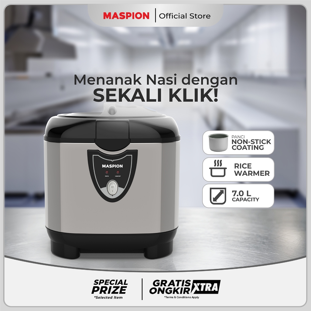 Maspion Rice Warmer Pengahangat Nasi 7 Liter MRJ-788