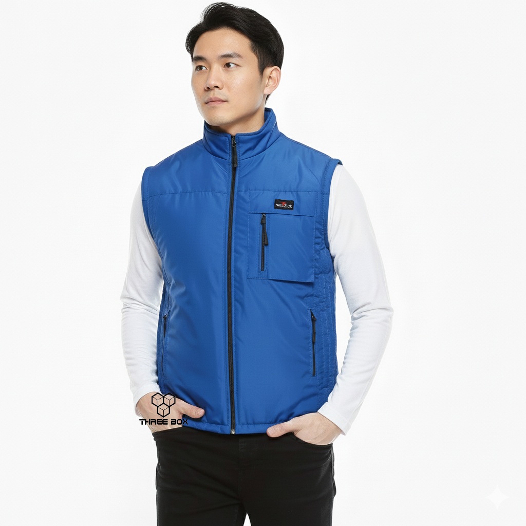 Rompi Vest Pria Wanita Parasut Benhur Size M L XL Big Size Jumbo 2XL 3XL 4XL 5XL