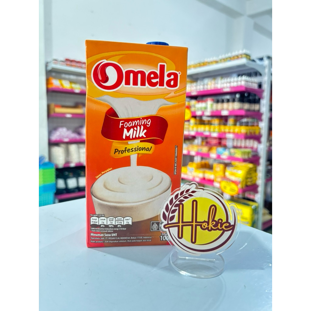 Omela Foaming Milk 1L Susu UHT