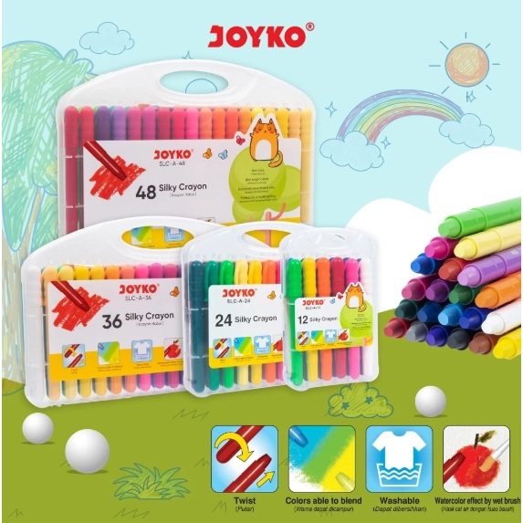 CRAYON SILKY JOYKO ISI 48 WARNA