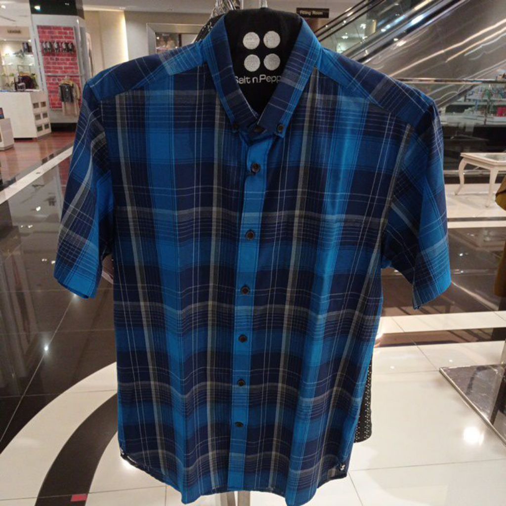Salt n Pepper Kemeja Pria Lengan Pendek