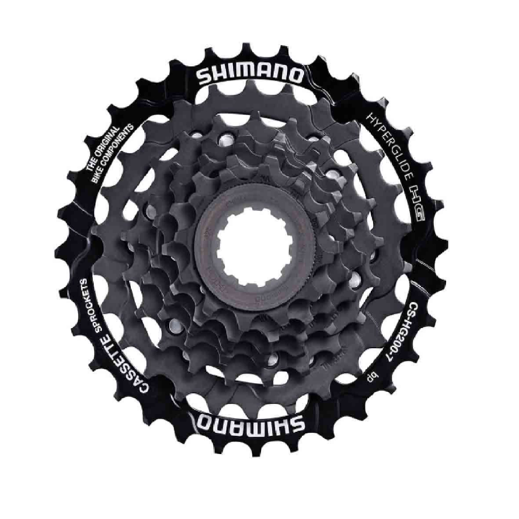 SHIMANO Cassette Sprocket Sepeda Tourney ACS-HG200 7 Speed. 40948
