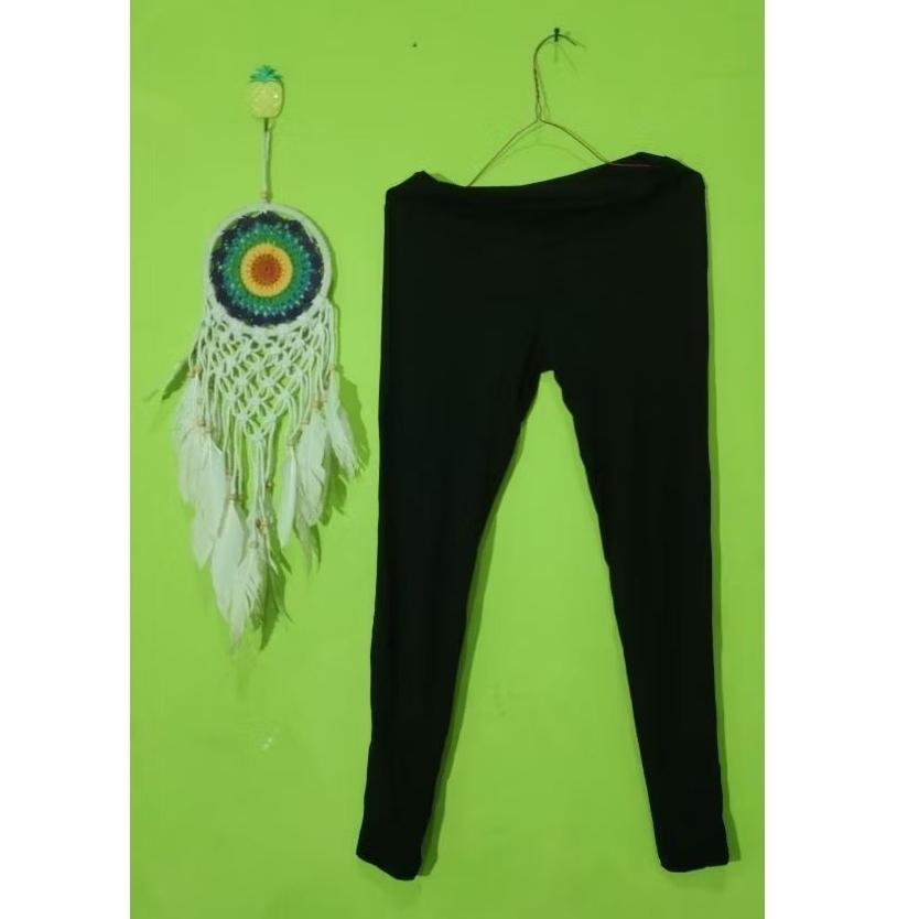 legging hitam - celana panjang hitam - dalaman celana - PL