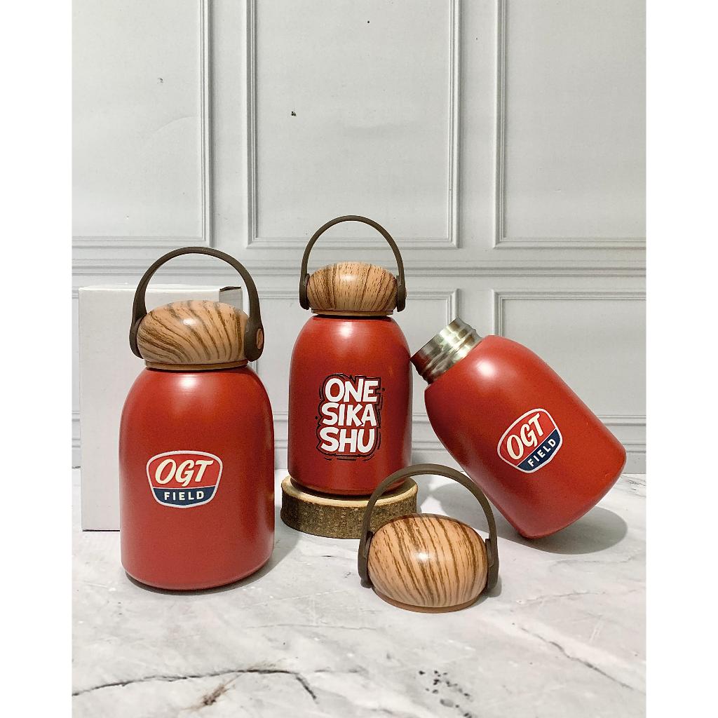 SOUVENIR TERMOS MINI TUTUP JAMUR 300ML CUSATOM CETAK UV