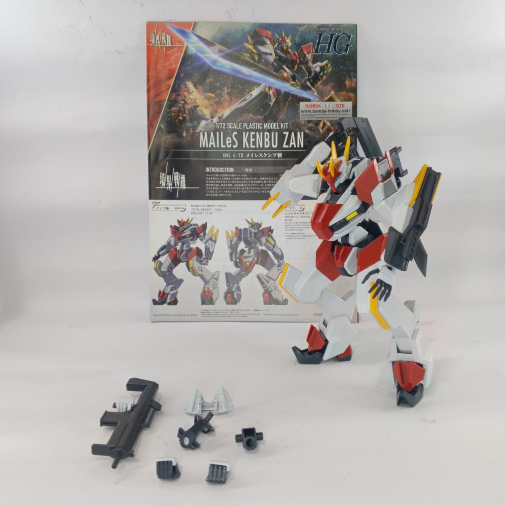 Bandai HG Mailes Kenbu Zan / Model Kit 1/72 AMAIM 2nd Sudah Rakit HS033