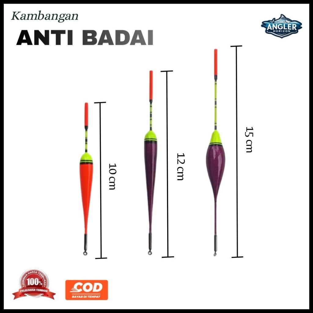 Kambangan / Pelampung Pancing Anti Badai