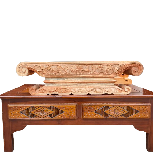 Rancak Gamelan Saron Kayu Mahoni Ukiran Alusan Premium