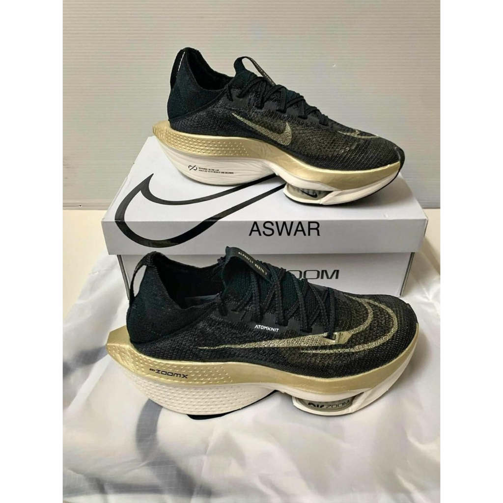 Nike Air Zoom Alphafly Next% 2 Black Gold (DN3559-003) Baru 100% Ori