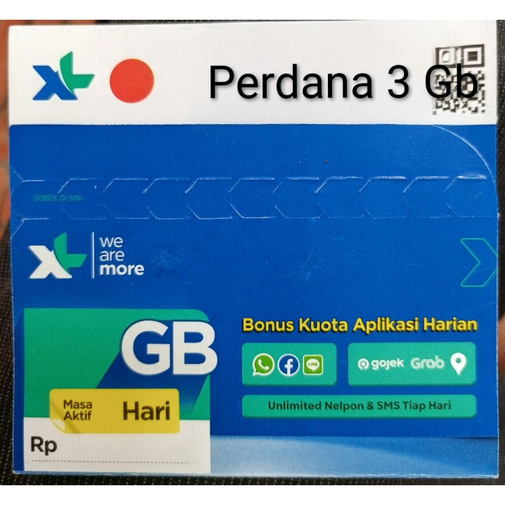 perdana xl 3 gb
