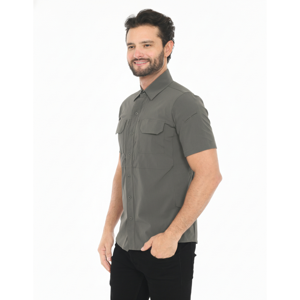 Fortac Tactical | VECTOR SS SHIRT kemeja tactical mutifungsi bahan streach Kemeja lengan pendek pria