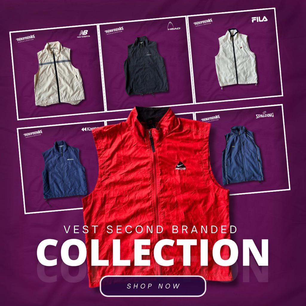 VEST COLLECTION PRE LOVED BRANDED SECOND