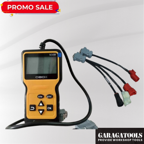 Scaner Motor Injeksi OBD II Alat cek kerusakan Motor Yamaha OBD II