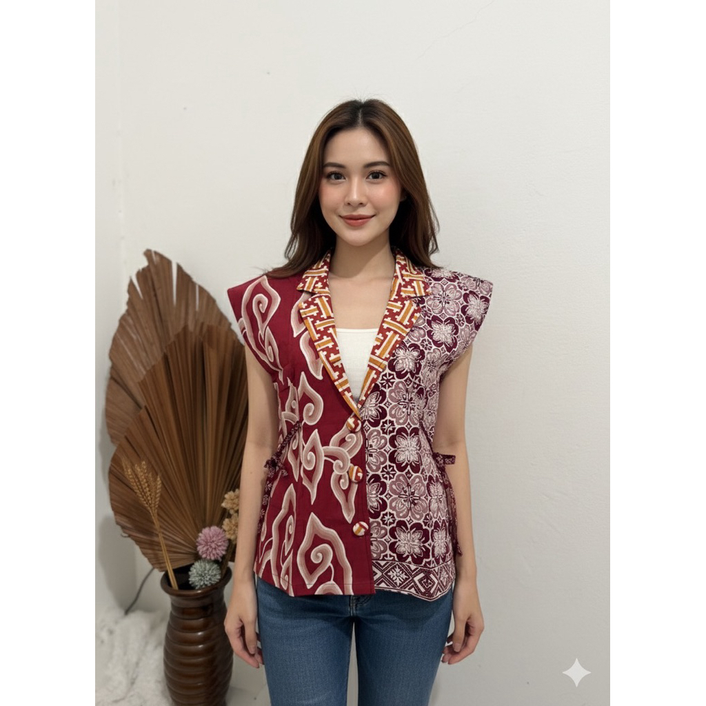 Batik Wanita Model Mega Mendung