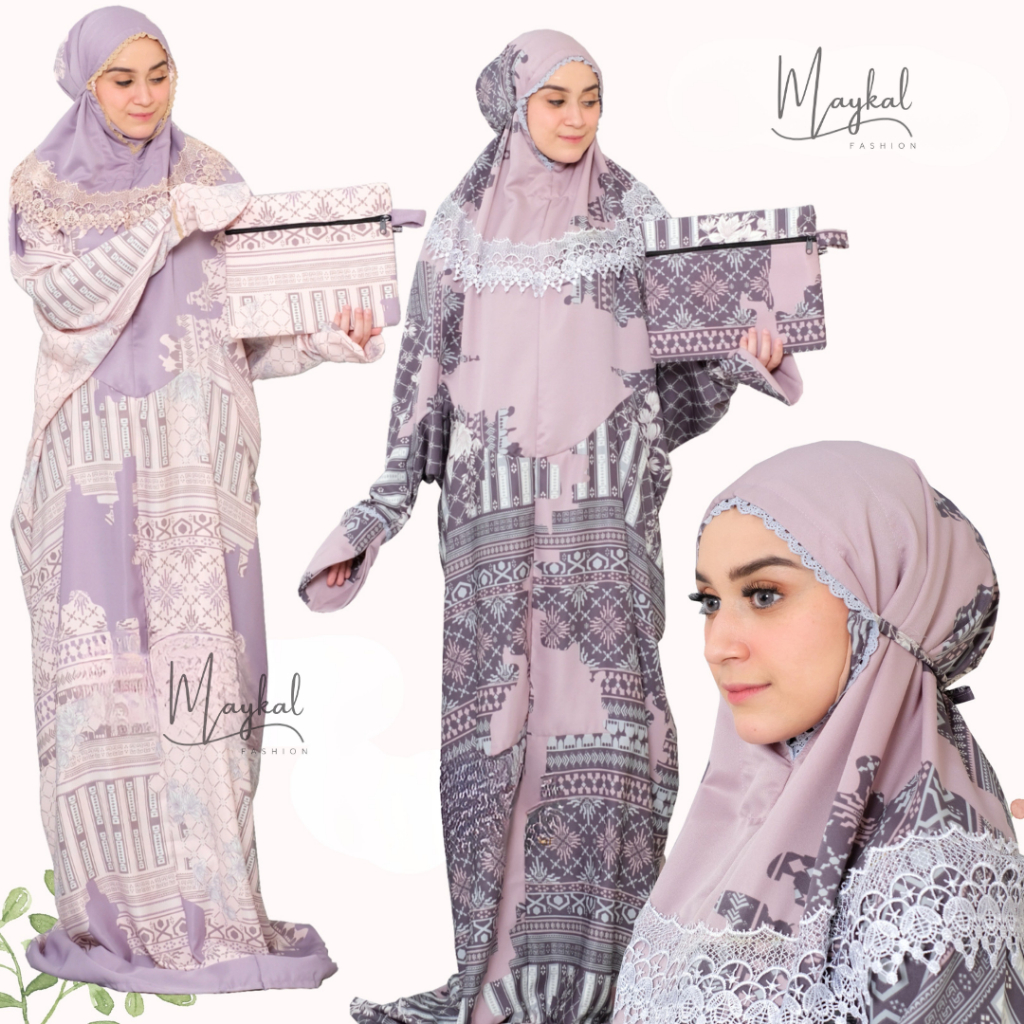 Mukena Terusan Dewasa Maxmara Silk Keisha