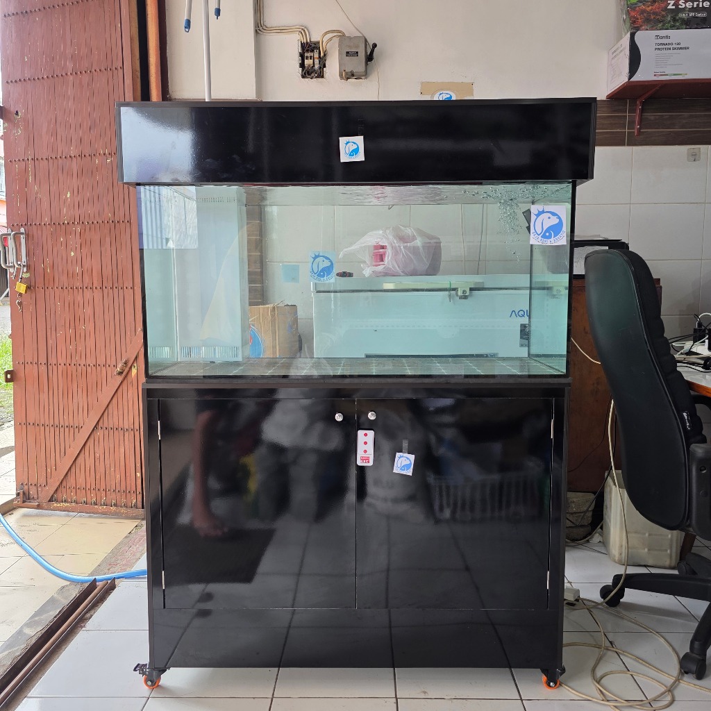 100CM TANK AKUARIUM AQUARIUM KABINET RAK SUSUN SUMP FILTER SUMB FILTER LEMARI MEJA FULL SET RANGKA B