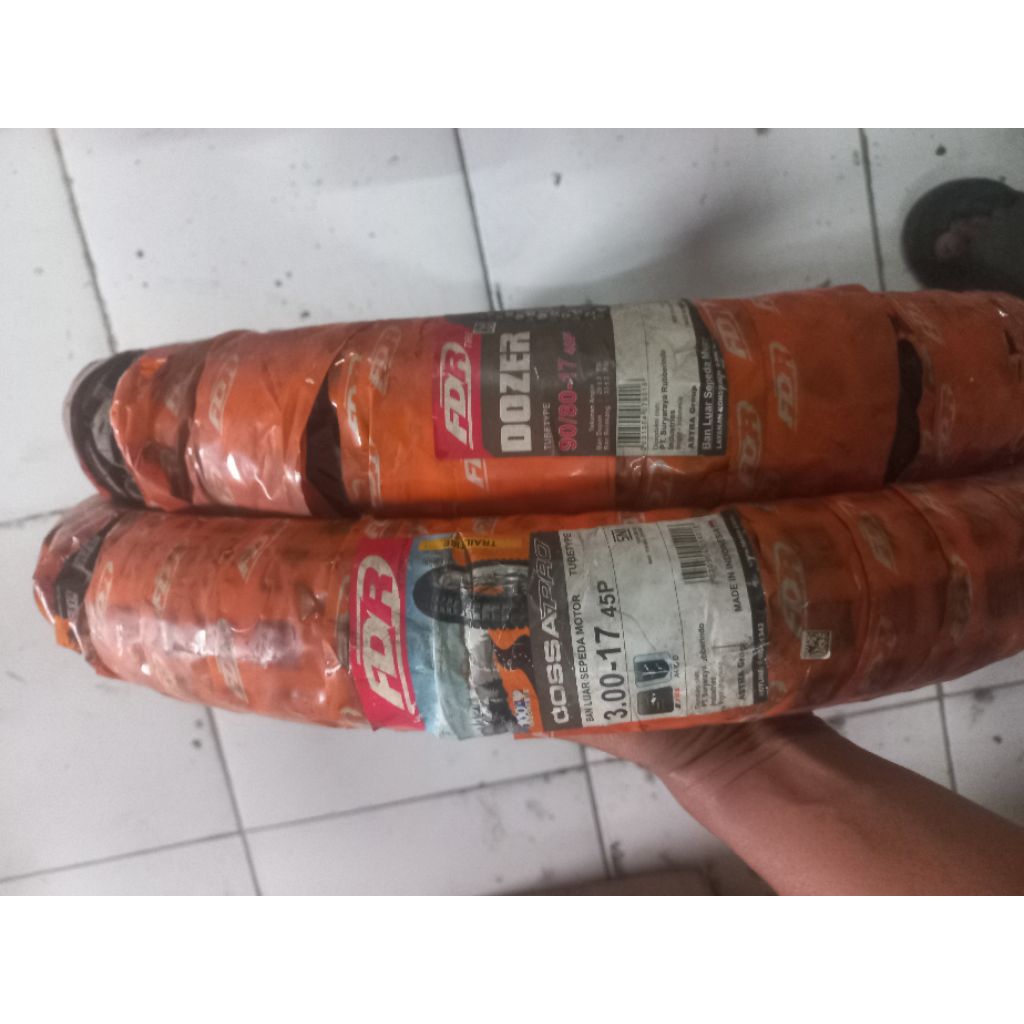 ban trail murah fdr dozer 90/80 ring17 fdr cossapro300/17