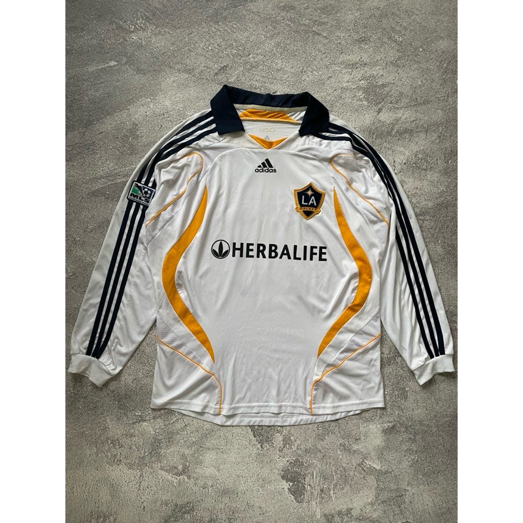 Jersey Retro LA Galaxy 2007-08 Nns David Beckham Longsleeve Bloke Core
