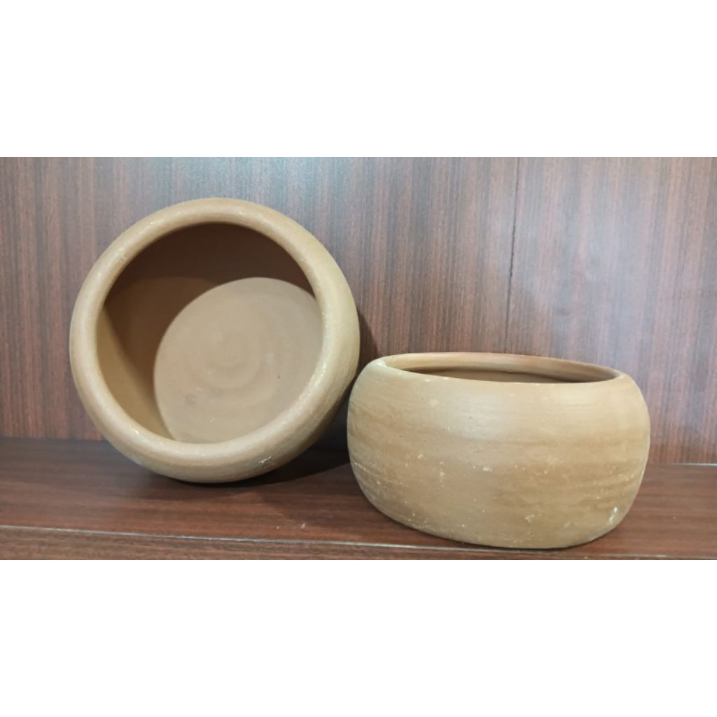 GERABAH TANAH LIAT | TEMPAT MAKAN KELINCI | MANGKUK PAKAN HEWAN