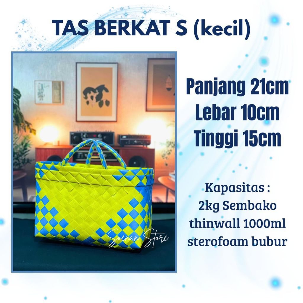 tas berkat S tas anyaman berkat S kecil/tas anyaman souvenir /tas anyaman hajatan/tas anyaman murah