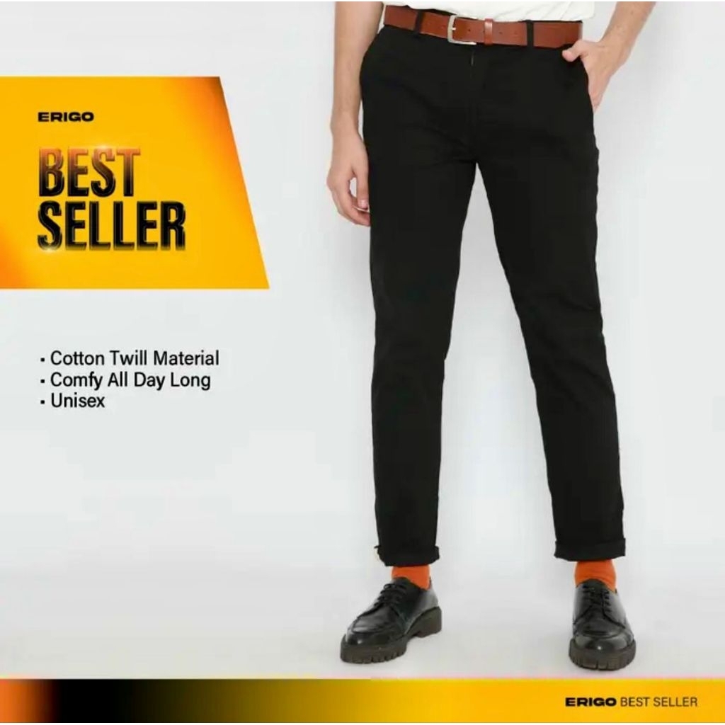 CELANA SLIM FIT ERIGO ORIGINAL 100% size 34 & 36