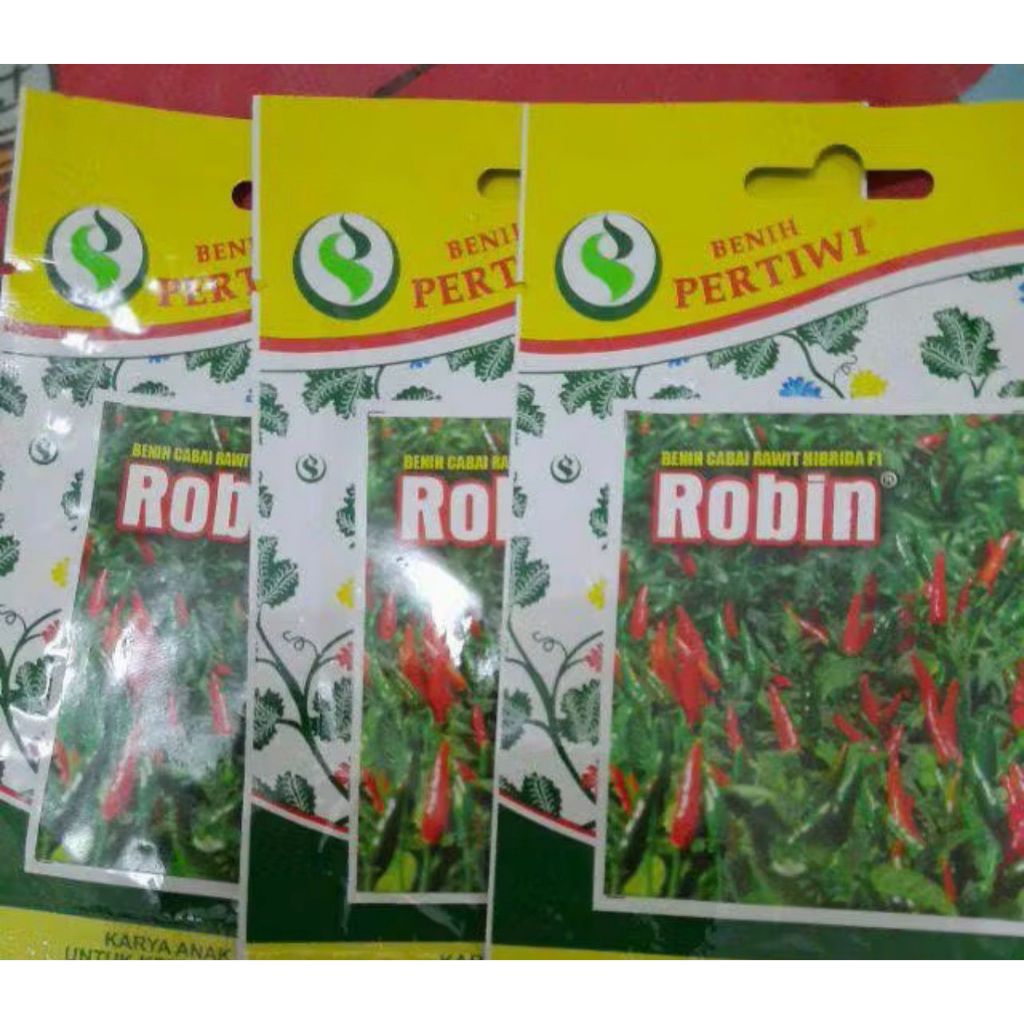 Benih bibit cabe rawit hijau hibrida ROBIN F1 60 butir